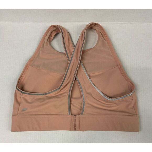 Fabaletics Brynn High Impact Sports Bra II Sz XL Sandalwood/Persimmon/Reflective - Picture 3 of 8
